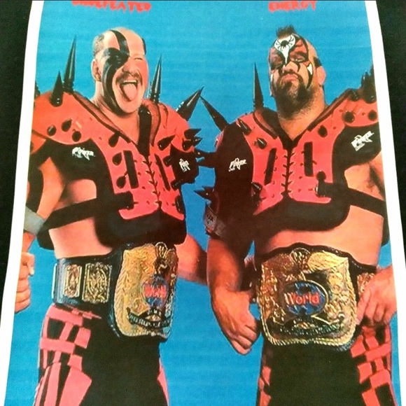 UNDEFEATED ENERGY tee featuring The Road Warriors! - Picture 3 of 3